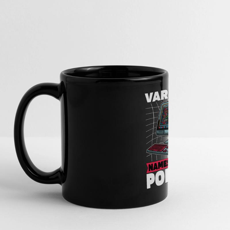 Coder Variable Names Are My Poetry Programmer Panorama-Tasse farbig