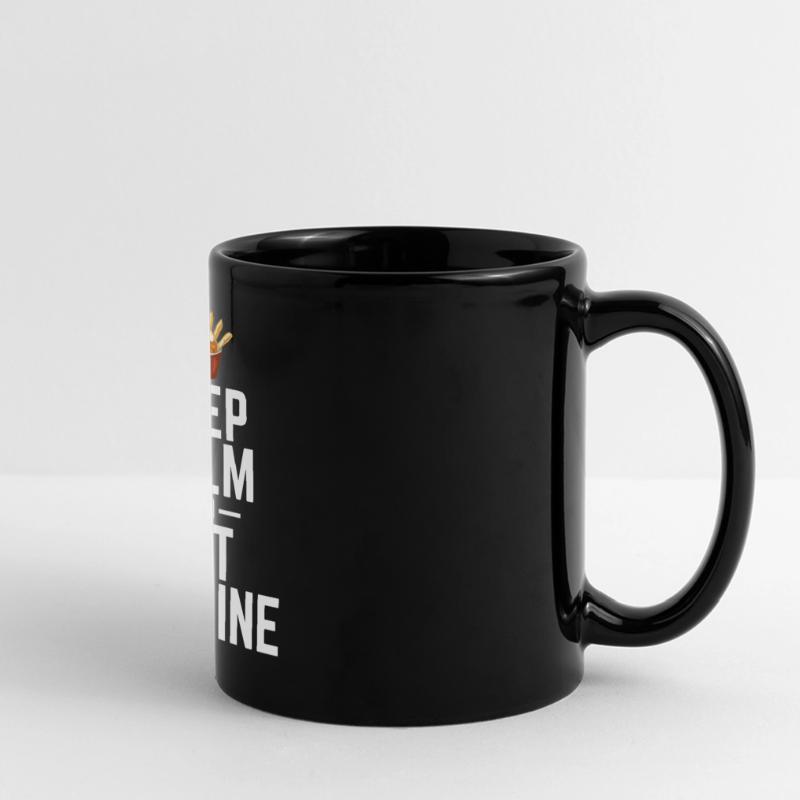 Keep Calm and Eat Poutine Canadian Quebec Poutine Full Colour Panoramic Mug