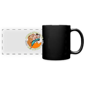 Dance Teacher Where Every Step Has Choreography - Full Colour Panoramic Mug - black - Front