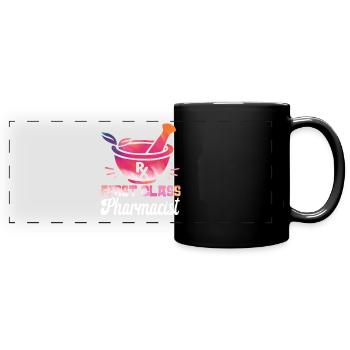 Pharmacy Tech Technician - Full Colour Panoramic Mug - black - Front