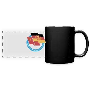 Deutsch sowjetische freundschaft Geschenk DDR Ossi - Panorama-Tasse farbig - Schwarz - Vorne