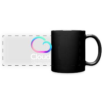 There Is No Cloud It's Just Someone Else's - Panorama-Tasse farbig - Schwarz - Vorne