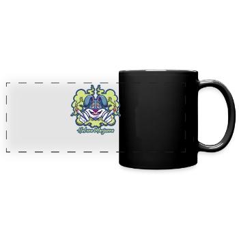 Hakuna Marijuana Funny Weed Smoking Pothead THC - Panorama-Tasse farbig - Schwarz - Vorne