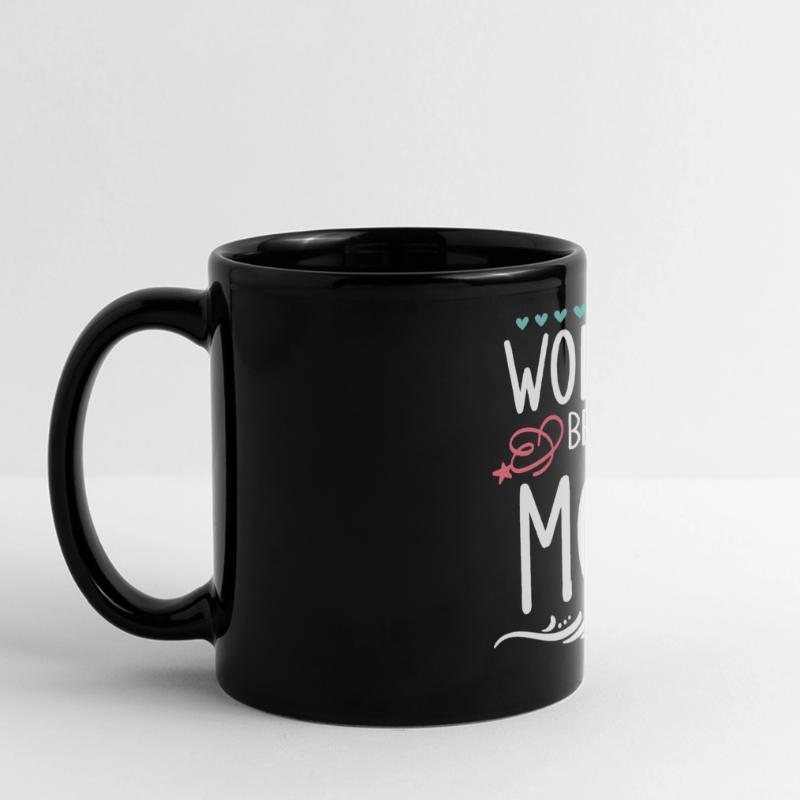 Mama Muttertag Geschenkidee Schwanger Panorama-Tasse farbig