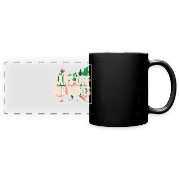 Bannir nos corps protéger la liberté Choisir les femmes - Mug panoramique uni - noir - Devant