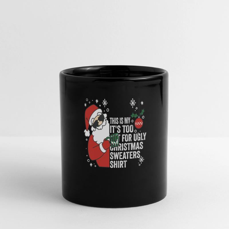C’est mon pull de Noël il fait trop chaud pour un vilain Mug panoramique uni