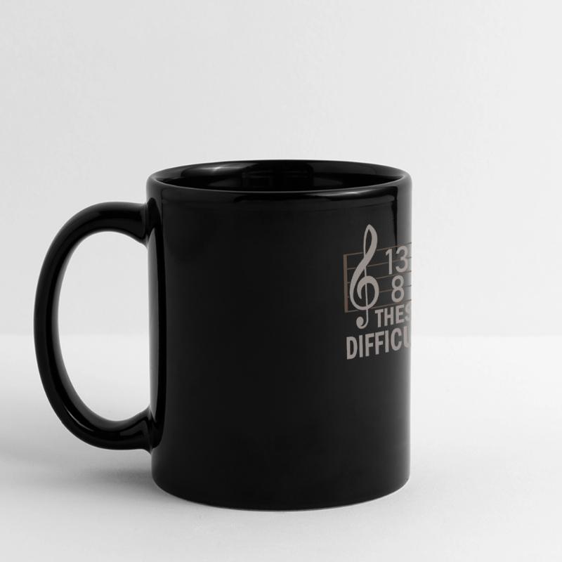 Ce sont des temps difficiles jeu de mots amusant Mug panoramique uni