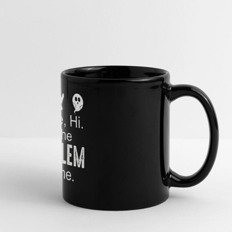 Ich bin's, hallo, ich bin das Problem Panorama-Tasse farbig