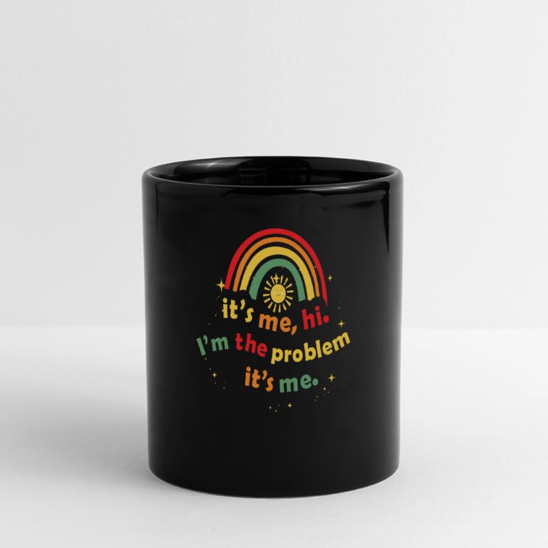 Ich bin's, hallo, ich bin das Problem Panorama-Tasse farbig