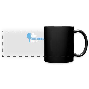 Tischtennis Ping Pong Pingpong Table Tennis - Mug panoramique uni - noir - Devant