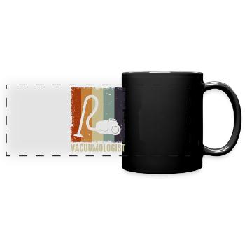 Staubsauger - Panorama-Tasse farbig - Schwarz - Vorne