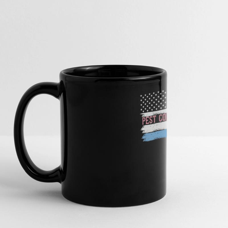 US Pride Exterminator Bug Killer Gift Idea Panorama-Tasse farbig