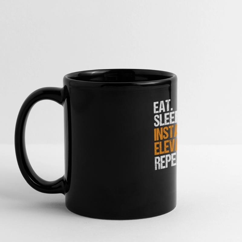 Elevator Fitter Elevator Mechanic Elevator Mechanic Full Colour Panoramic Mug