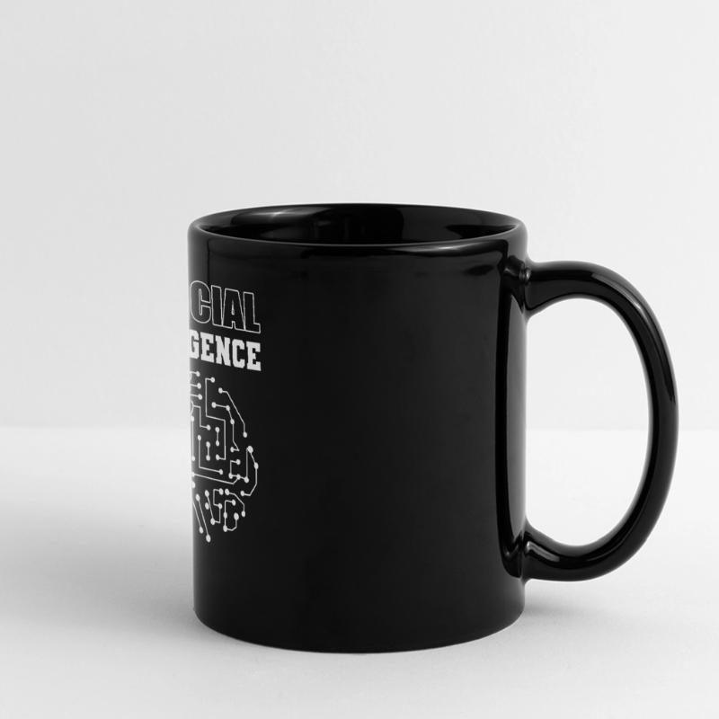 Artificial Intelligence Computertechniker Panorama-Tasse farbig