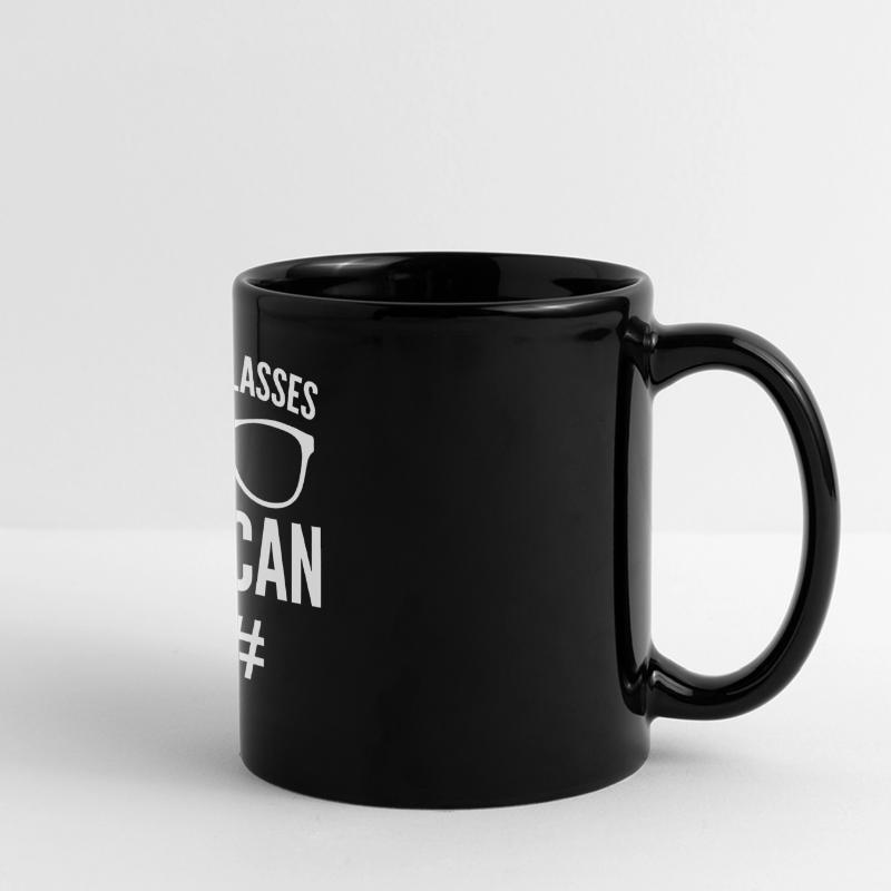 Lustiger Computerprogrammierer Computerfreak Panorama-Tasse farbig