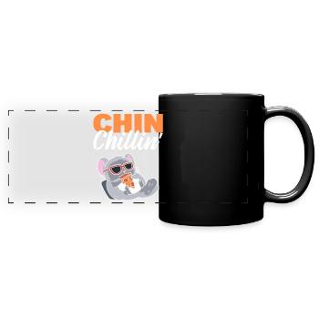 Chin-Chillin' Tierpfleger - Panorama-Tasse farbig - Schwarz - Vorne