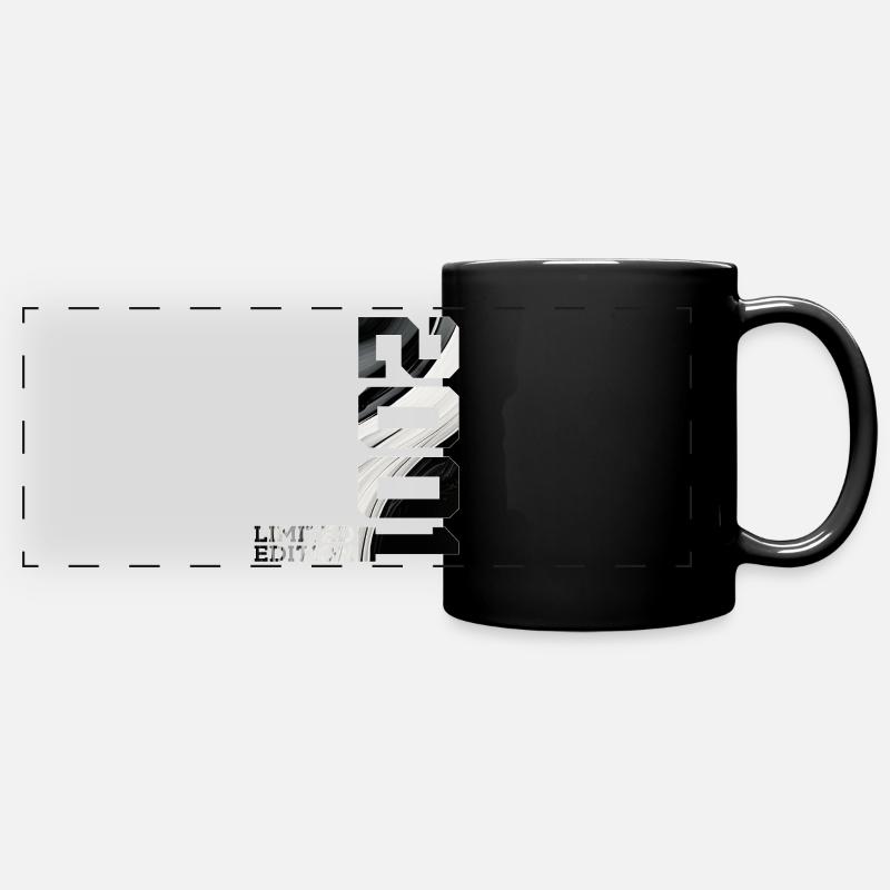 LIMITED EDITION 2001 25. GEBURTSTAG - Panorama-Tasse farbig - Schwarz