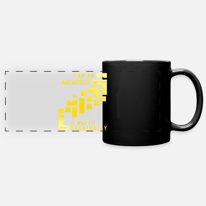 Achitect - Full Colour Panoramic Mug - black