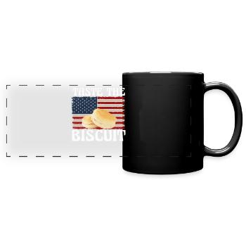 Taste The Biscuit Taste The Goodness - Full Colour Panoramic Mug - black - Front