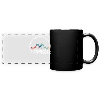 Wegweiser, Versprechenshüter, Wundertäter - Panorama-Tasse farbig - Schwarz - Vorne
