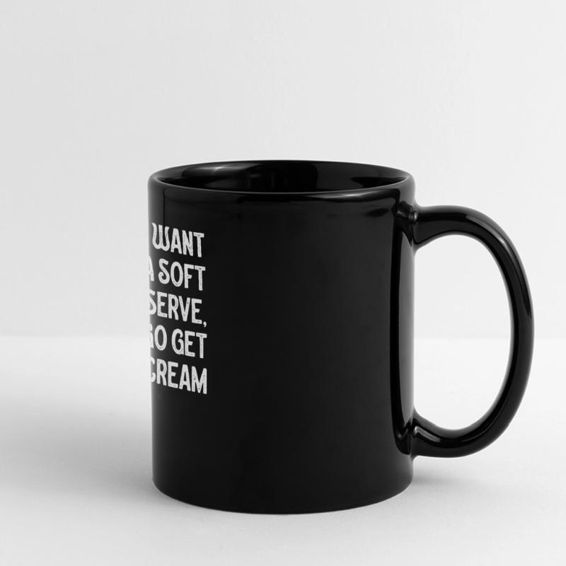 Wenn Sie ein Softeis wollen, holen Sie sich Eis Panorama-Tasse farbig