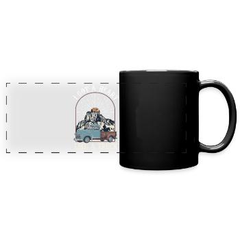 I Got A Heart Like A Truck - Full Colour Panoramic Mug - black - Front