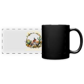 I Got A Heart Like A Truck - Full Colour Panoramic Mug - black - Front