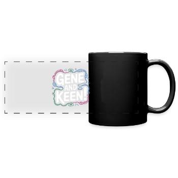 Gene and Keen Science - Full Colour Panoramic Mug - black - Front