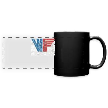 Aile vintage foil aventure graphique - Mug panoramique uni - noir - Devant