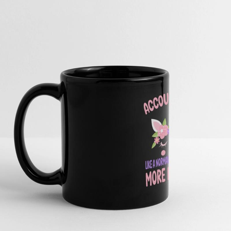 Accounticorn comme un comptable normal Cadeaux Mug panoramique uni