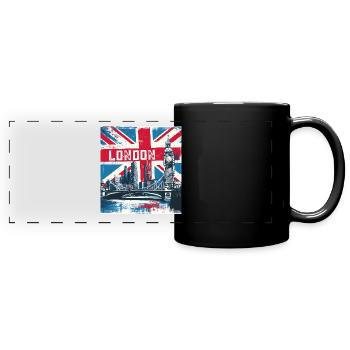 London Calling Tee - Ideal Gift! - Full Colour Panoramic Mug - black - Front
