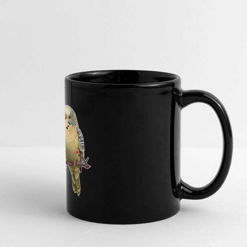 Budgies Full Colour Panoramic Mug