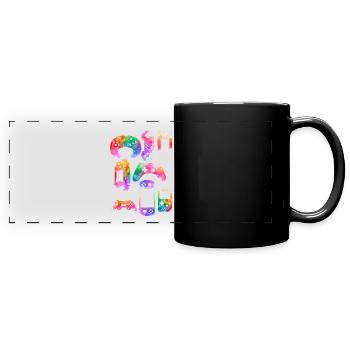 Videospiel-Controller - Panorama-Tasse farbig - Schwarz - Vorne