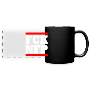Fck nfp - Full Colour Panoramic Mug - black - Front