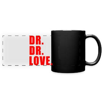 DR DR LOVE GIFT FUCKBOY LOVER REALITY TV COUPLE - Full Colour Panoramic Mug - black - Front