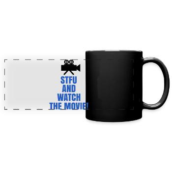 Movies Theater Streaming Statement Camera - Full Colour Panoramic Mug - black - Front