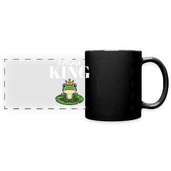 Frog Prince of the Pond, Master of the - Full Colour Panoramic Mug - black - Front