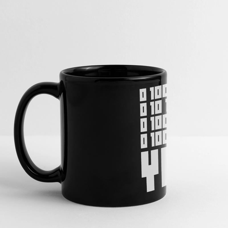 Binary Code F**k YOU – Geek Code & Nerd Humo Full Colour Panoramic Mug
