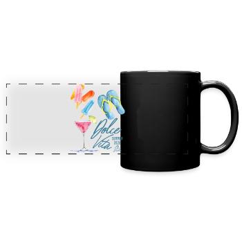 Dolce Vita Summer 2026 - Full Colour Panoramic Mug - black - Front