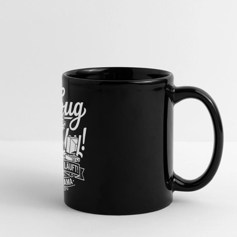 Conception de débogage de code Lama Mug panoramique uni