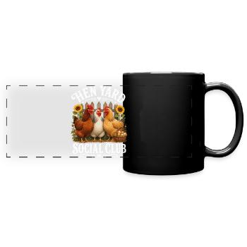 HEN YARD SOCIAL CLUB - Full Colour Panoramic Mug - black - Front