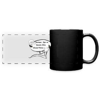 Encore Grand frère - Mug panoramique uni - noir - Devant