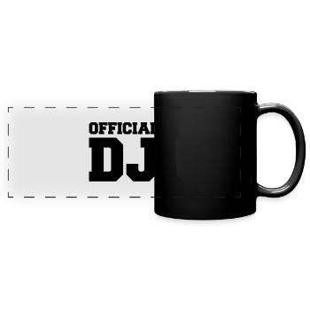 official_dj - Full Colour Panoramic Mug - black - Front