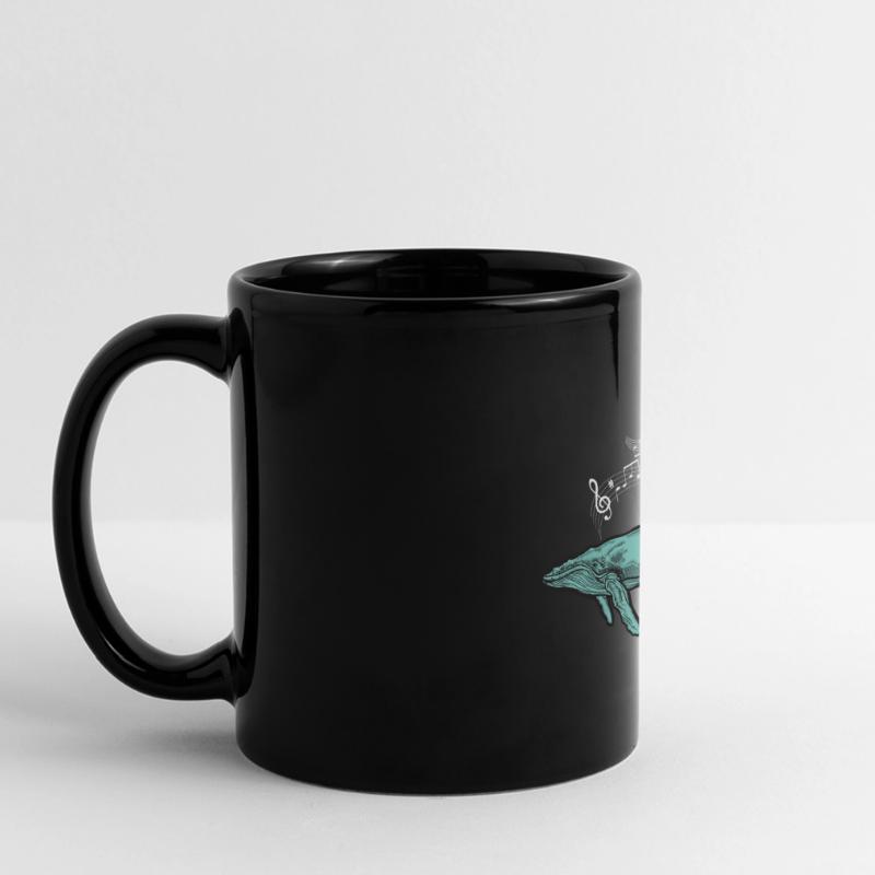 baleines mer poisson eau mer mer cachalot Mug panoramique uni