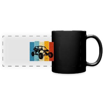 ATV UTV Offroad Vintage Original - Panorama-Tasse farbig - Schwarz - Vorne