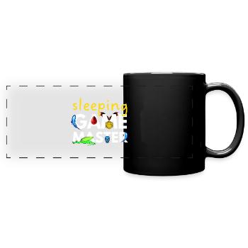 SLEEPING GAME MASTER DRAGONS ADVENTURES RPG - Mug panoramique uni - noir - Devant
