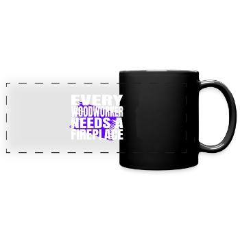 Funshirt Jackhammer Dad Funny Quote - Full Colour Panoramic Mug - black - Front