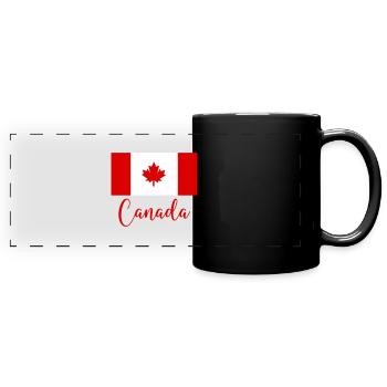 Canada Canada - Full Colour Panoramic Mug - black - Front