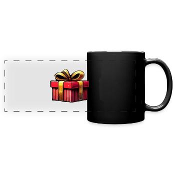 Gift - Full Colour Panoramic Mug - black - Front