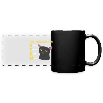 yes I'm Major In STEM Suffering Through Every - Full Colour Panoramic Mug - black - Front